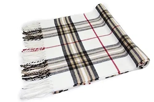 Achillea CasModazoneere Feel Tartan Plaid Scarf - Classic Winter Scarf for Men & Women, Scottish Heritage Holiday Gift - 3