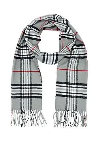 Achillea CasModazoneere Feel Tartan Plaid Scarf - Erkaklar va ayollar uchun klassik qishki sharf, Shotlandiya merosi bayram sovg'asi - 1