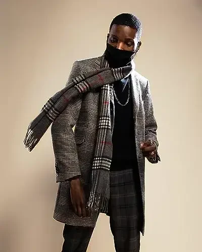 Achillea CasModazoneere Feel Tartan Plaid Scarf - Erkaklar va ayollar uchun klassik qishki sharf, Shotlandiya merosi bayram sovg'asi - 2