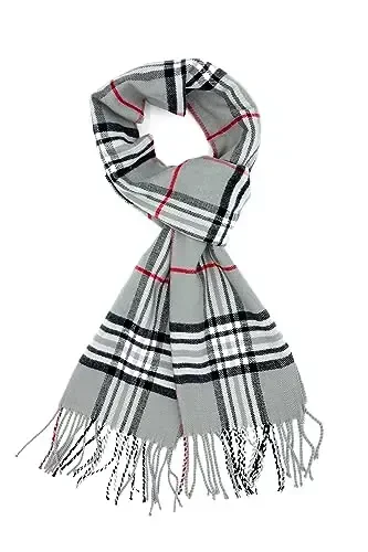 Achillea CasModazoneere Feel Tartan Plaid Scarf - Erkaklar va ayollar uchun klassik qishki sharf, Shotlandiya merosi bayram sovg'asi - 3