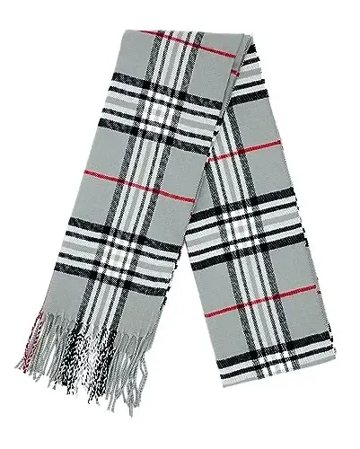 Achillea CasModazoneere Feel Tartan Plaid Scarf - Erkaklar va ayollar uchun klassik qishki sharf, Shotlandiya merosi bayram sovg'asi - 4