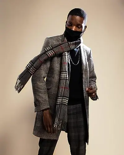 Achillea CasModazoneere Feel Tartan Plaid Scarf - Erkaklar va ayollar uchun klassik qishki sharf, Shotlandiya merosi bayram sovg'asi - ACHILLEA (1)