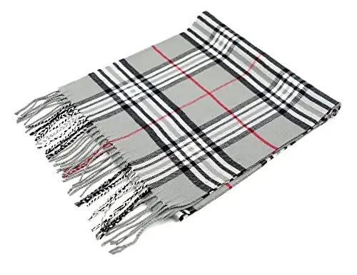 Achillea CasModazoneere Feel Tartan Plaid Scarf - Erkaklar va ayollar uchun klassik qishki sharf, Shotlandiya merosi bayram sovg'asi - 5