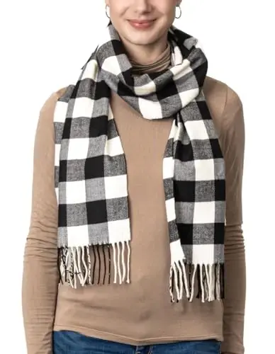 Achillea CasModazoneere Feel Tartan Plaid Scarf - Классический зимний шарф для мужчин и женщин, подарок на шотландские праздники в стиле наследия - 3
