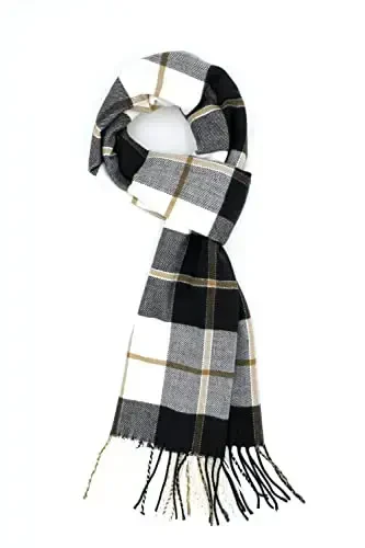 Achillea CasModazoneere Feel Tartan Plaid Scarf - Classic Winter Scarf for Men & Women, Scottish Heritage Holiday Gift - MODAZONE