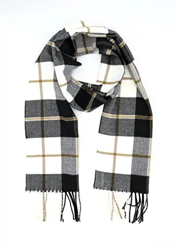 Achillea CasModazoneere Feel Tartan Plaid Scarf - Classic Winter Scarf for Men & Women, Scottish Heritage Holiday Gift - ACHILLEA (1)