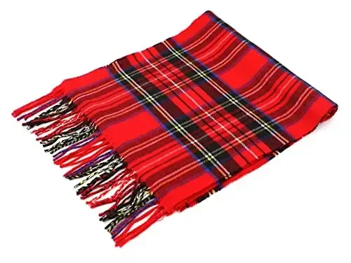 Achillea CasModazoneere Feel Tartan Plaid Scarf - Classic Winter Scarf for Men & Women, Scottish Heritage Holiday Gift - 7