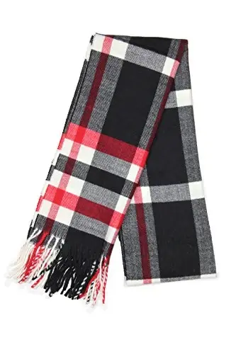 Achillea CasModazoneere Hisset Tartan Ekoseli Atkı - Kadın ve Erkek için Klasik Kış Atkısı, İskoç Mirası Yılbaşı Hediyesi - 3