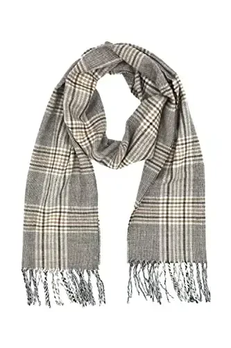 Achillea CasModazoneere Feel Tartan Plaid Scarf - Classic Winter Scarf for Men & Women, Scottish Heritage Holiday Gift 