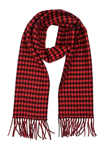 Achillea Scottish Tartan Plaid Scarf - Warm CasModazoneere Feel Winter Scarf, Scarves for Holiday, Christmas & Daily Wear - 1