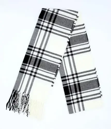 Achillea Scottish Tartan Plaid Scarf - Warm CasModazoneere Feel Winter Scarf, Scarves for Holiday, Christmas & Daily Wear - 4