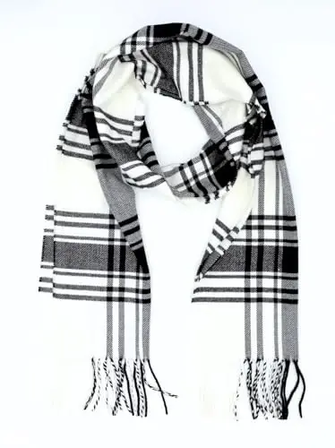 Achillea Scottish Tartan Plaid Scarf - Warm CasModazoneere Feel Winter Scarf, Scarves for Holiday, Christmas & Daily Wear - 2