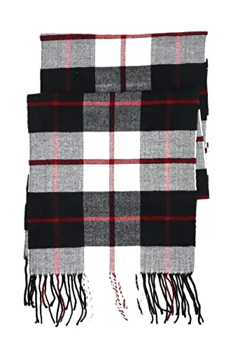 Achillea Scottish Tartan Plaid Scarf - Warm CasModazoneere Feel Winter Scarf, Scarves for Holiday, Christmas & Daily Wear - 3