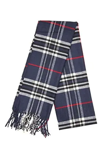 Achillea Scottish Tartan Plaid Scarf - Warm CasModazoneere Feel Winter Scarf, Scarves for Holiday, Christmas & Daily Wear - 3