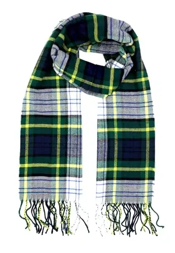 Achillea Scottish Tartan Plaid Scarf - Warm CasModazoneere Feel Winter Scarf, Scarves for Holiday, Christmas & Daily Wear - 2