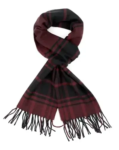 Achillea Scottish Tartan Plaid Scarf - Warm CasModazoneere Feel Winter Scarf, Holiday, Rojdestvo va Kundalik Kiyim uchun sharflar - 3