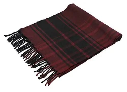 Achillea Scottish Tartan Plaid Scarf - Warm CasModazoneere Feel Winter Scarf, Holiday, Rojdestvo va Kundalik Kiyim uchun sharflar - 5