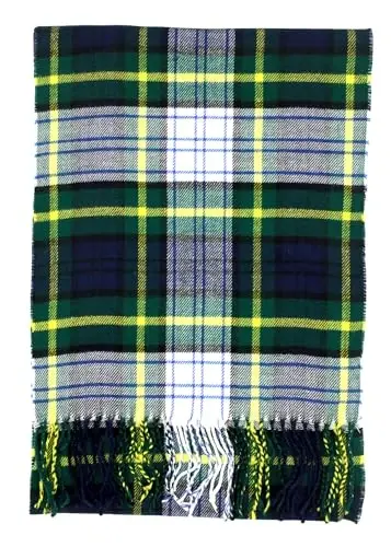 Achillea Scottish Tartan Plaid Scarf - Warm CasModazoneere Feel Winter Scarf, Holiday, Rojdestvo va kundalik kiyim uchun sharflar - 5