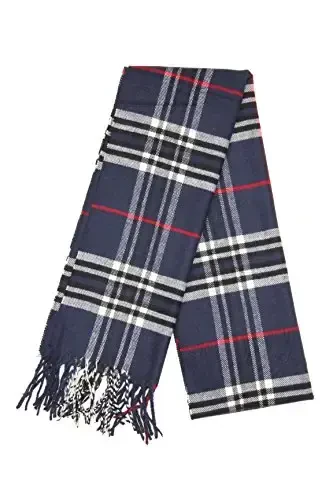 Achillea Scottish Tartan Plaid Scarf - Warm CasModazoneere Feel Winter Scarf, Holiday, Rojdestvo va kundalik kiyim uchun sharflar - 3