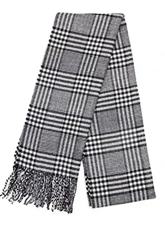 Achillea Scottish Tartan Plaid Scarf - Warm CasModazoneere Feel Winter Scarf, Holiday, Rojdestvo va kundalik kiyim uchun sharflar - 3