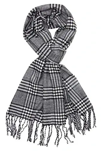 Achillea Scottish Tartan Plaid Scarf - Warm CasModazoneere Feel Winter Scarf, Holiday, Rojdestvo va kundalik kiyim uchun sharflar 