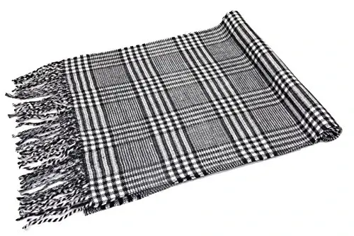 Achillea Scottish Tartan Plaid Scarf - Warm CasModazoneere Feel Winter Scarf, Holiday, Rojdestvo va kundalik kiyim uchun sharflar - 2