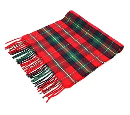 Achillea Scottish Tartan Plaid Scarf - Warm CasModazoneere Feel Winter Scarf, Scarves for Holiday, Christmas & Daily Wear - 7