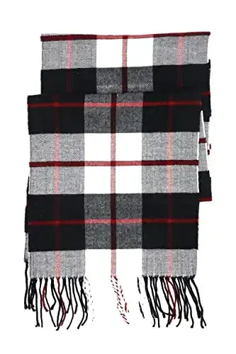 Achillea Scottish Tartan Plaid Scarf - Warm CasModazoneere Feel Winter Scarf, Scarves for Holiday, Christmas & Daily Wear - 3