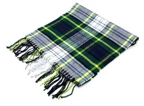 Achillea Scottish Tartan Plaid Scarf - Warm CasModazoneere Feel Winter Scarf, Scarves for Holiday, Christmas & Daily Wear - 3