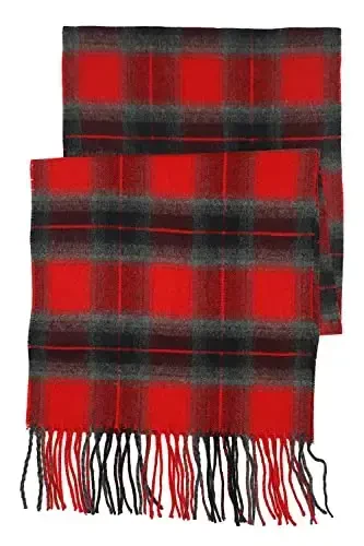 Achillea Scottish Tartan Plaid Scarf - Warm CasModazoneere Feel Winter Scarf, Scarves for Holiday, Christmas & Daily Wear - 5