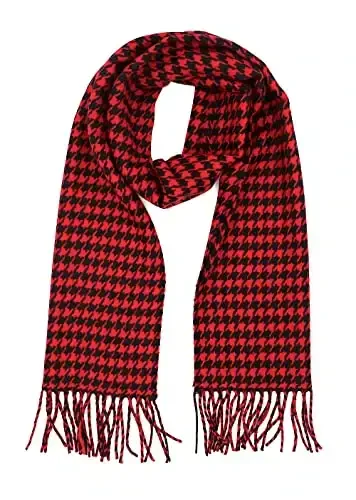 Achillea Scottish Tartan Plaid Scarf - Warm CasModazoneere Feel Winter Scarf, Scarves for Holiday, Christmas & Daily Wear - 1