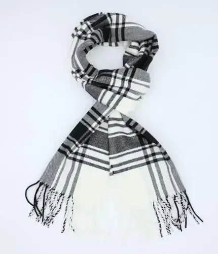 Achillea Scottish Tartan Plaid Scarf - Warm CasModazoneere Feel Winter Scarf, Scarves for Holiday, Christmas & Daily Wear - 3