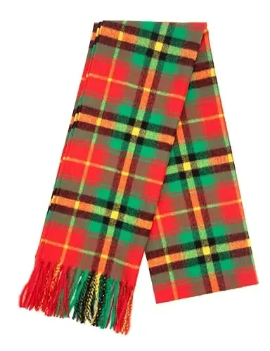 Achillea Scottish Tartan Plaid Scarf - Warm CasModazoneere Feel Winter Scarf, Scarves for Holiday, Christmas & Daily Wear - 6