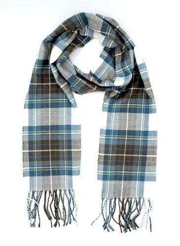 Achillea Scottish Tartan Plaid Scarf - Warm CasModazoneere Feel Winter Scarf, Scarves for Holiday, Christmas & Daily Wear - Achillea
