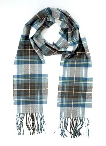 Achillea Scottish Tartan Plaid Scarf - Warm CasModazoneere Feel Winter Scarf, Scarves for Holiday, Christmas & Daily Wear - 1