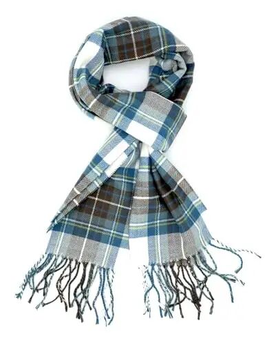 Achillea Scottish Tartan Plaid Scarf - Warm CasModazoneere Feel Winter Scarf, Scarves for Holiday, Christmas & Daily Wear - 2