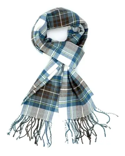 Achillea Scottish Tartan Plaid Scarf - Warm CasModazoneere Feel Winter Scarf, Scarves for Holiday, Christmas & Daily Wear - 2