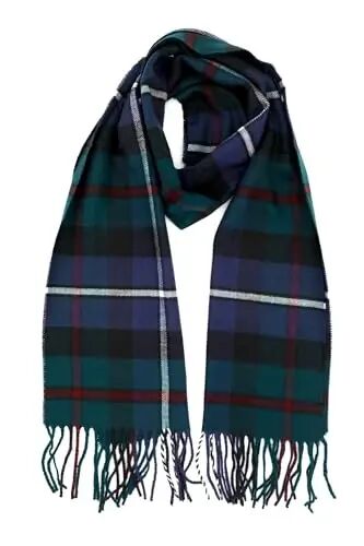 Achillea Scottish Tartan Plaid Scarf - Warm CasModazoneere Feel Winter Scarf, Scarves for Holiday, Christmas & Daily Wear - Achillea