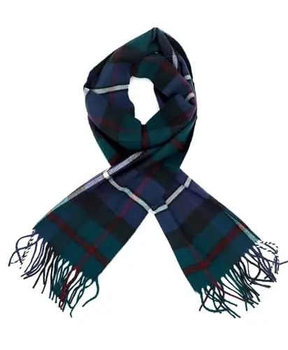 Achillea Scottish Tartan Plaid Scarf - Warm CasModazoneere Feel Winter Scarf, Scarves for Holiday, Christmas & Daily Wear - 3