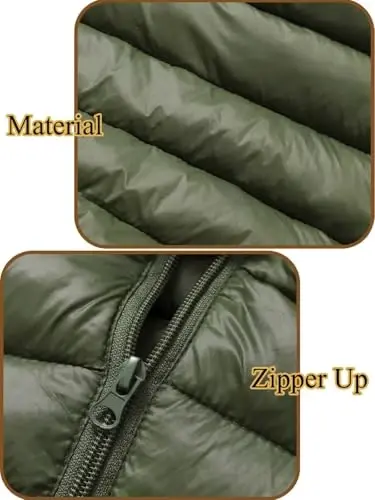 Achiyi Winter Coats Puffer Padded Jacket for Toddler Boys Girls Kids Light Outwear Cute Bear Ears with Hoods Clothing - 5