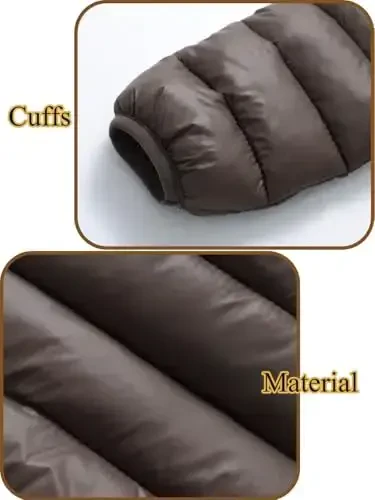 Achiyi Winter Coats Puffer Padded Jacket for Toddler Boys Girls Kids Light Outwear Cute Bear Ears with Hoods Clothing - 5