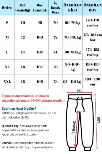 Acı Kahve Cep Detaylı Erkek Basic Eşofman Altı 6522-Acı Kahverengi - 3