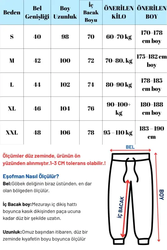 Acı Kahve Cep Detaylı Erkek Basic Eşofman Altı 6522 - Acı Kahverengi - 3