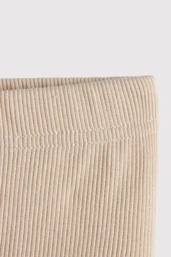 Açık Bej 1-5 Yaş Doğal Pamuklu Çocuk Taytı-Açık Bej - MORSHEY (1)