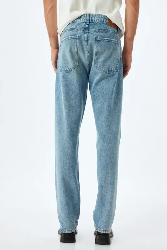 Açık İndigo Erkek Jeans 5WAM40125ID - AÇIK İNDİGO - 4