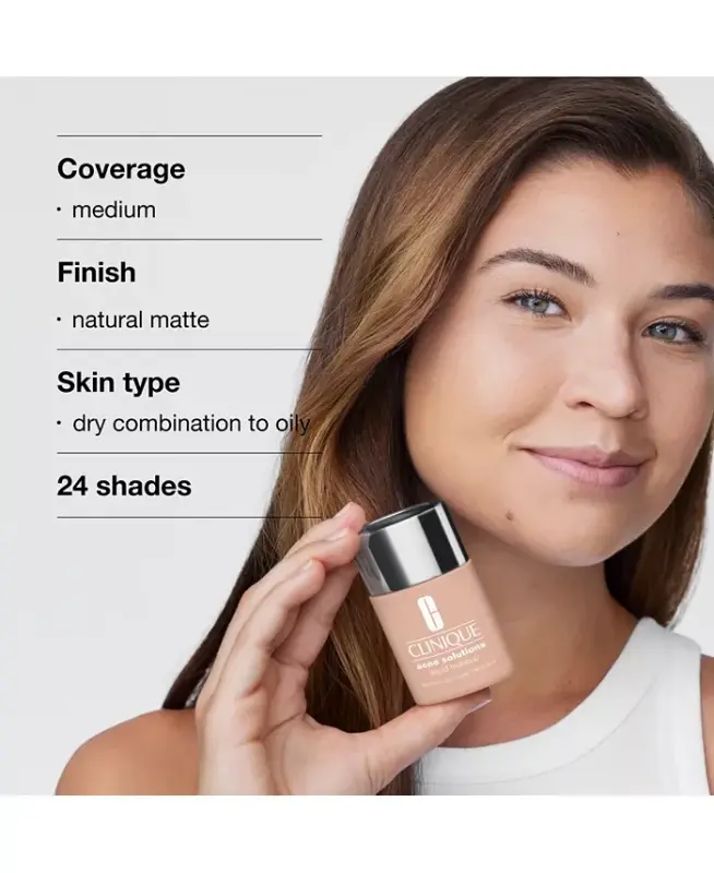Acne Solutions Liquid Makeup Foundation, 1 oz. - Golden - 8