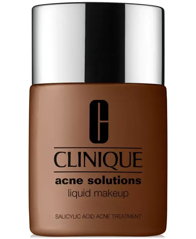 Acne Solutions Liquid Makeup Foundation, 1 oz. - Mahogany - CLINIQUE