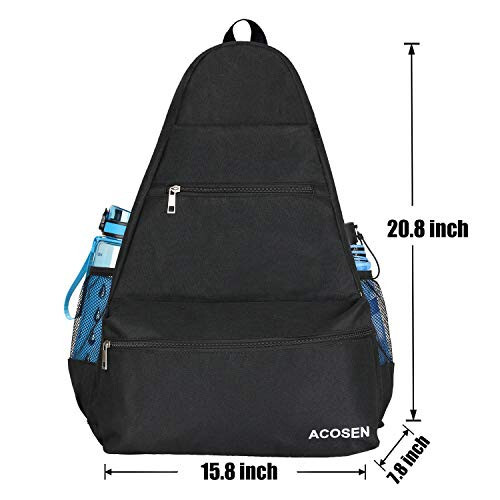 ACOSEN Tennis Bag Tennis Backpack - Large Tennis Bags for Women and Men to Hold Tennis Racket,Pickleball Paddles, Badminton Racquet, Squash Racquet,Balls and Other Accessories - 2