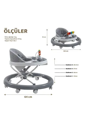 Acrciciko Alfa Yürüteç-MAVİ - ACR CICIKO (1)