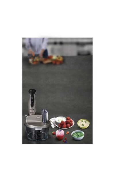 Activflow Shisha Idishli Kumush 1500 Vt Premium Blender To'plami - 4